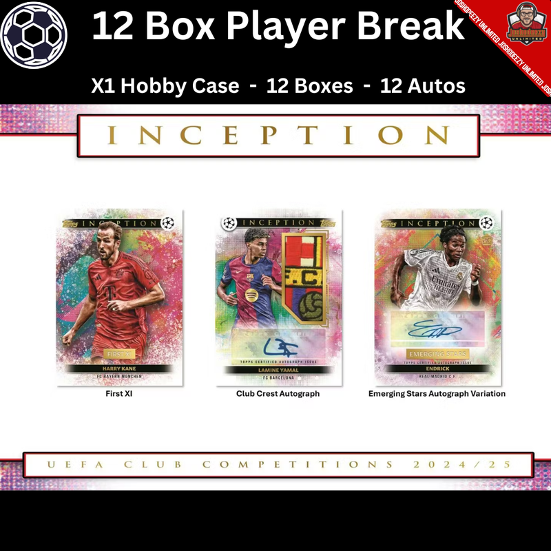 2024-25 Topps Inception Soccer Hobby Case PYP #1687