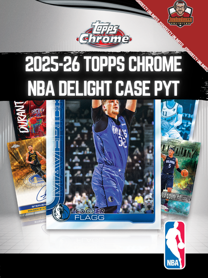 2025-26 Topps Chrome Basketball Delight Case --- X6 Box PYT #1674