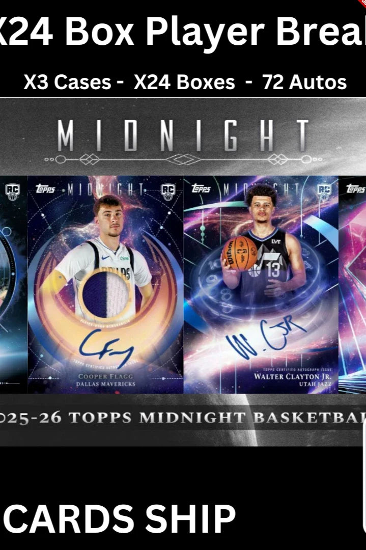 2025-26 Topps Midnight Basketball X3 Case PYP #1715 (AUCTIONS CLOSING)