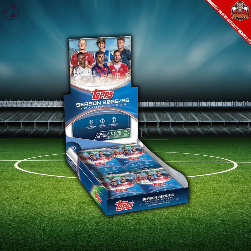 2025-26 Topps UEFA Club Competitions Soccer Hobby Box
