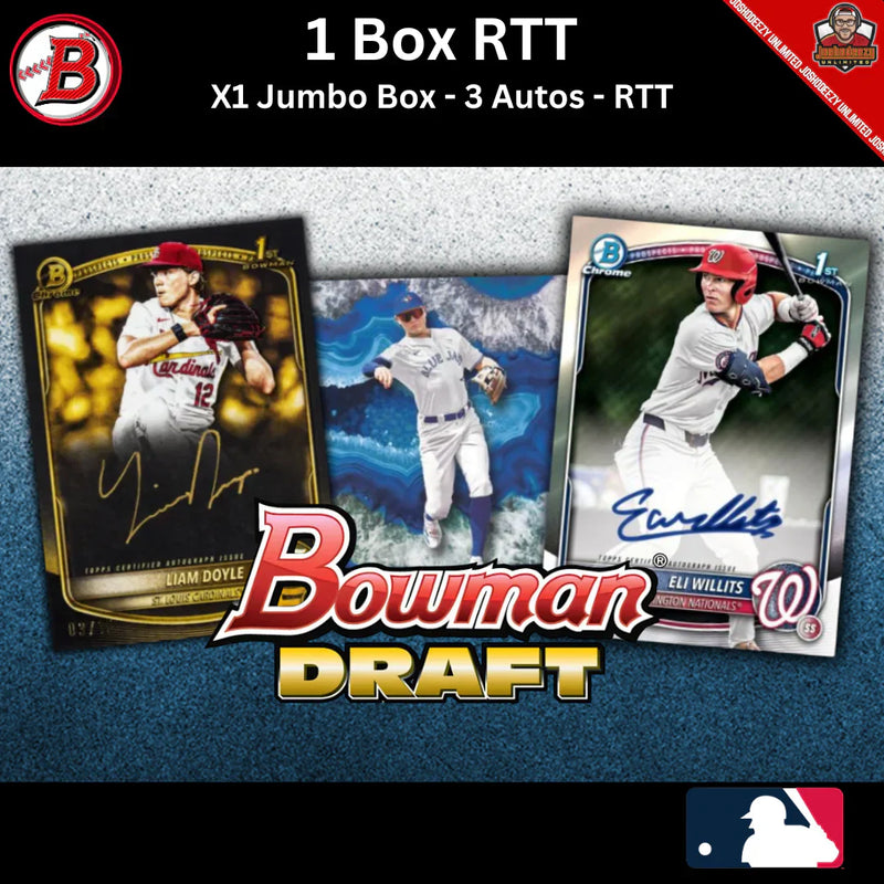 2025 Bowman Draft Baseball Jumbo --- X1 Box RTT #1742