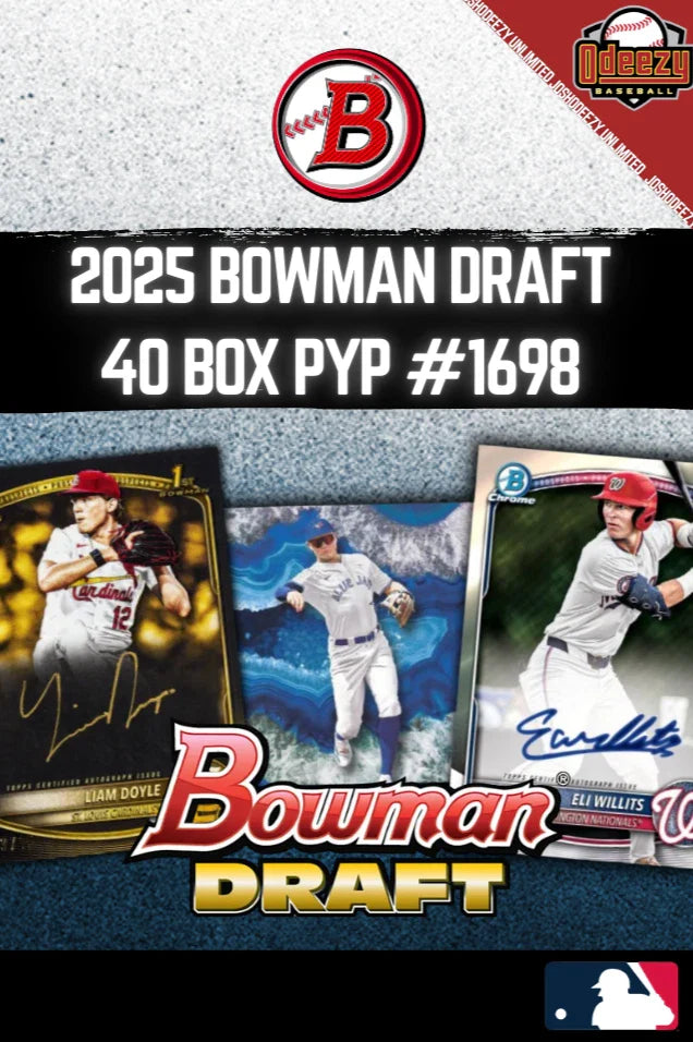 2025 Bowman Draft Jumbo 5 Case 40 Boxes Break #1698 (AUCTIONS CLOSING)