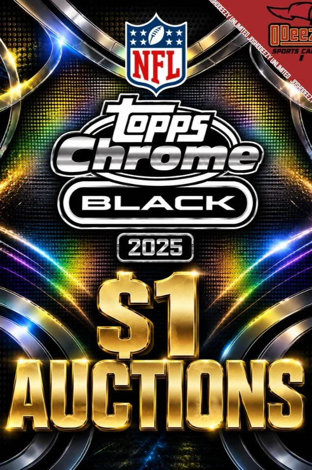 $1 Auctions: TOPPS CHROME BLACK NFL