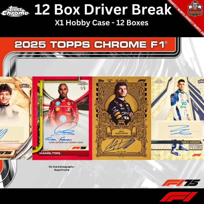 2025 Topps Chrome Formula 1 F1 Hobby Case Break PYD --- X12 Box PYD #RR23