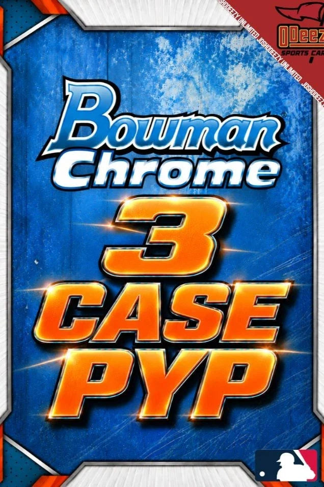 2026 Bowman Chrome Baseball Player Break 18 Box 3 Case 2718