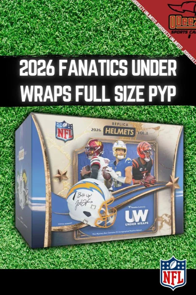 2026 Fanatics Under Wraps Full Size Helmet PYP #2049 (AUCTIONS CLOSING)