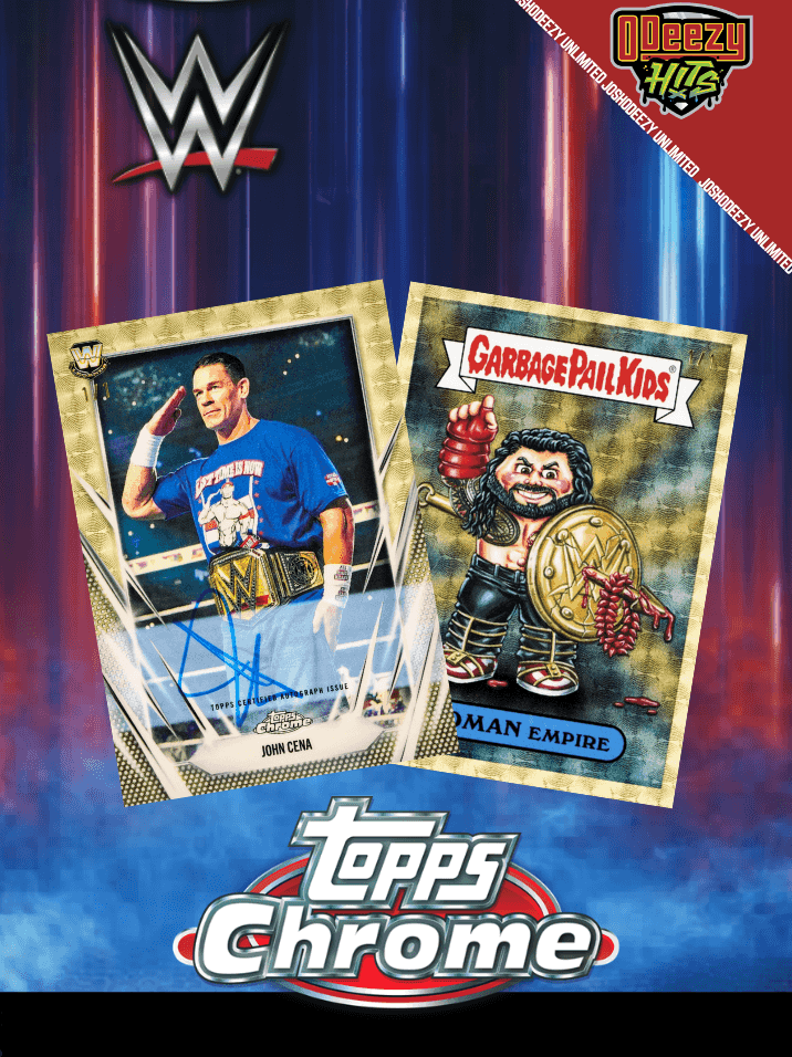 2026 Topps Chrome WWE Hobby X6 Box + 2026 Topps Chrome WWE Breaker's Delight X2 Box + 2025 Topps WWE Exalted X2 Box --- PYW #170