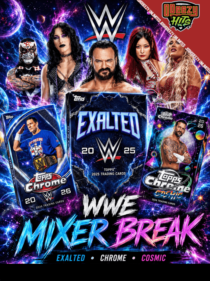 2026 Topps Cosmic Chrome Hobby X2 Box + 2026 Topps Chrome WWE Hobby X6 Box + 2026 Topps Chrome WWE Breaker's Delight X1 Box + 2025 Topps WWE Exalted X1 Box --- PYW #178