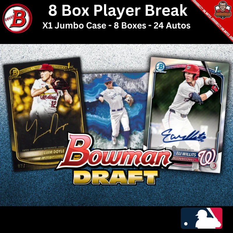 AARON WALTON CLE 2025 Bowman Draft Baseball Player Break 8 Box 1712 (AUCTIONS CLOSING)