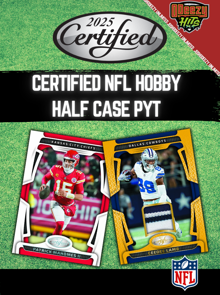 2025 Certified Football Half Break --- X8 Box PYT #50