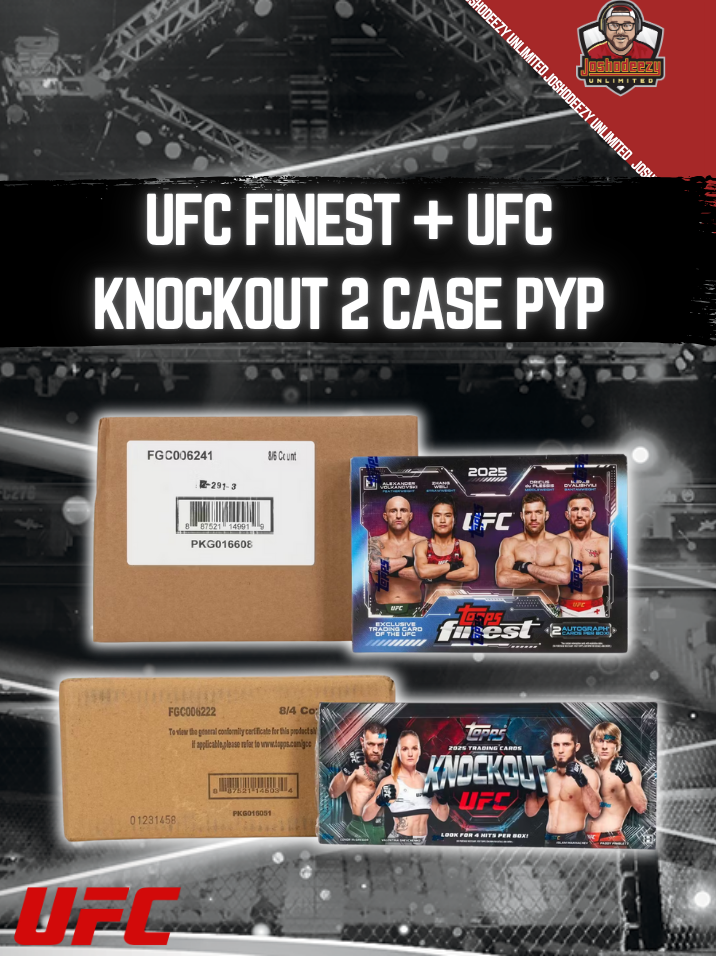 Topps UFC DUAL Case PYP Topps Finest + Topps Knockout (AUCTIONS CLOSING)