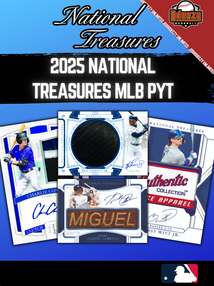 2025 Panini National Treasures Baseball Hobby Case --- X4 Box PYT 364