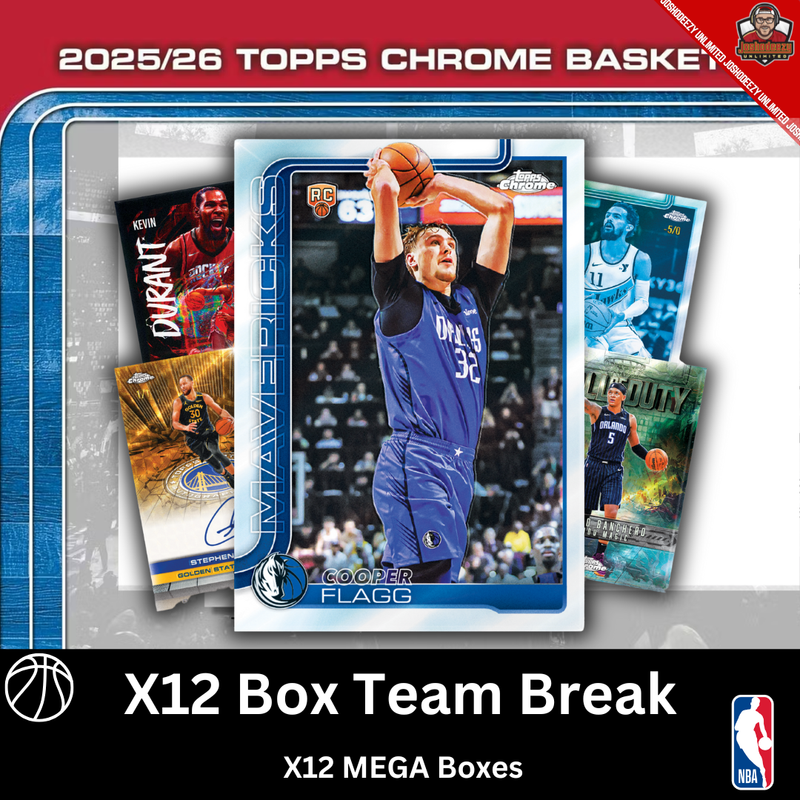 2025-26 Topps Chrome Basketball Mega Boxes --- X12 Box PYT #1703