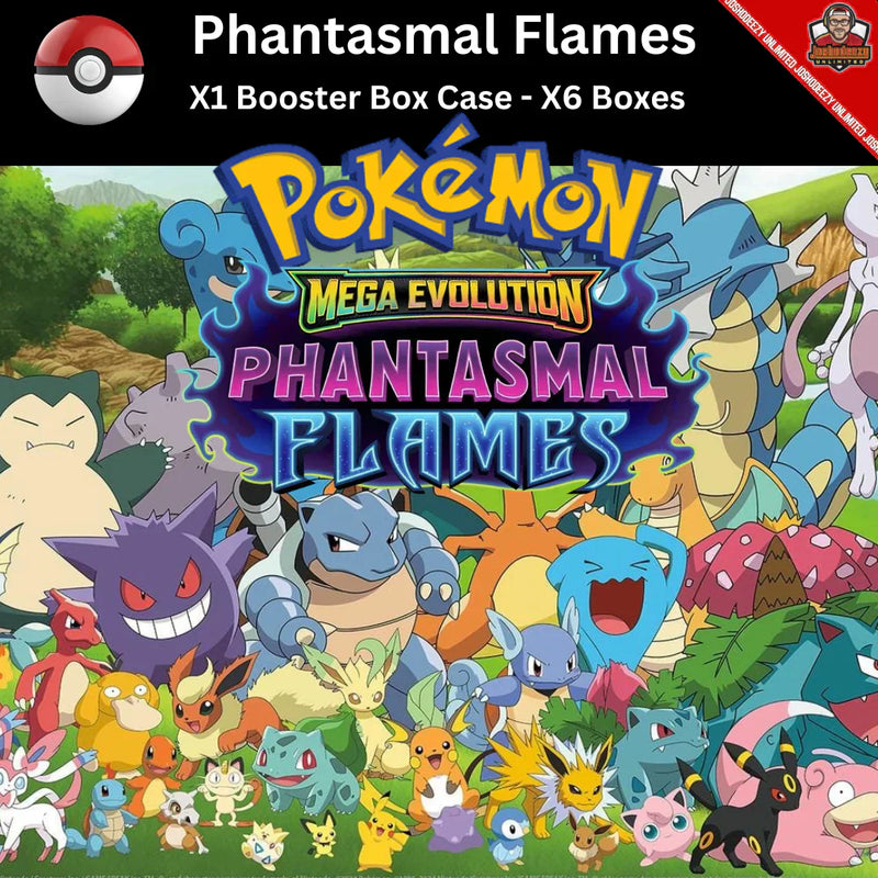 Pokemon Phantasmal Flames Booster Box Case Break --- X6 Box Random Character Energy #60
