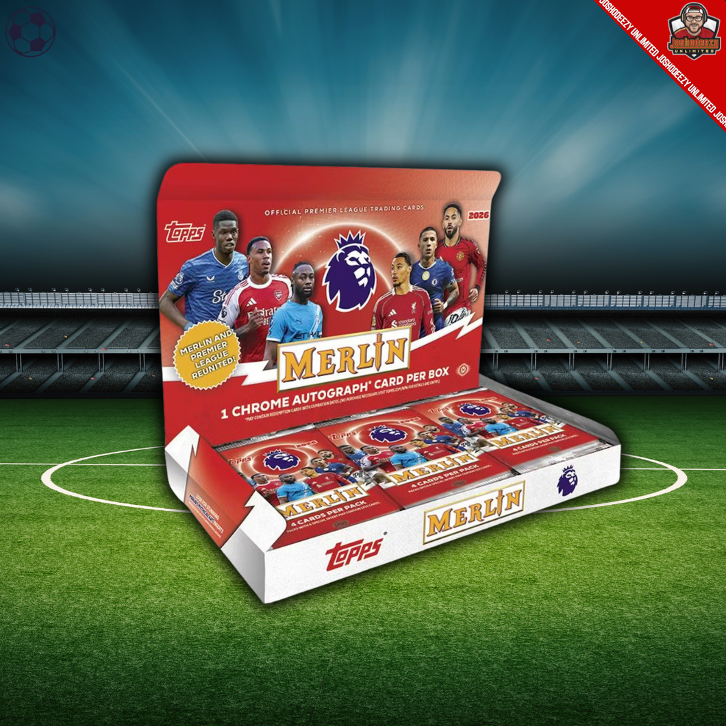 2025-26 Topps Merlin Premier League EPL Soccer Hobby Box – ODeezy
